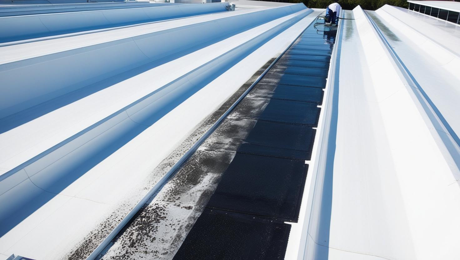 L’entretien d’une toiture est essentiel pour préserver les performances thermiques et la réflectivité du revêtement cool roof.