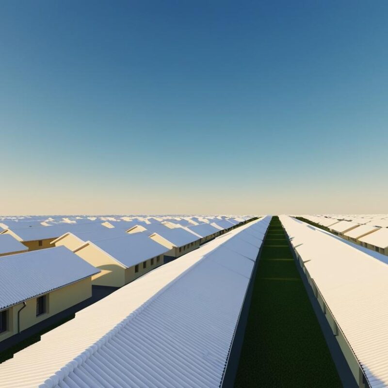 La peinture réfléchissante solaire est une solution efficace pour réduire la chaleur absorbée par votre toiture, limitant ainsi l’utilisation de la climatisation 